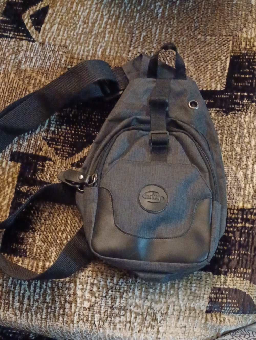 4/$60 Casual Crossbody Sling Bag - Black & Dark Gray